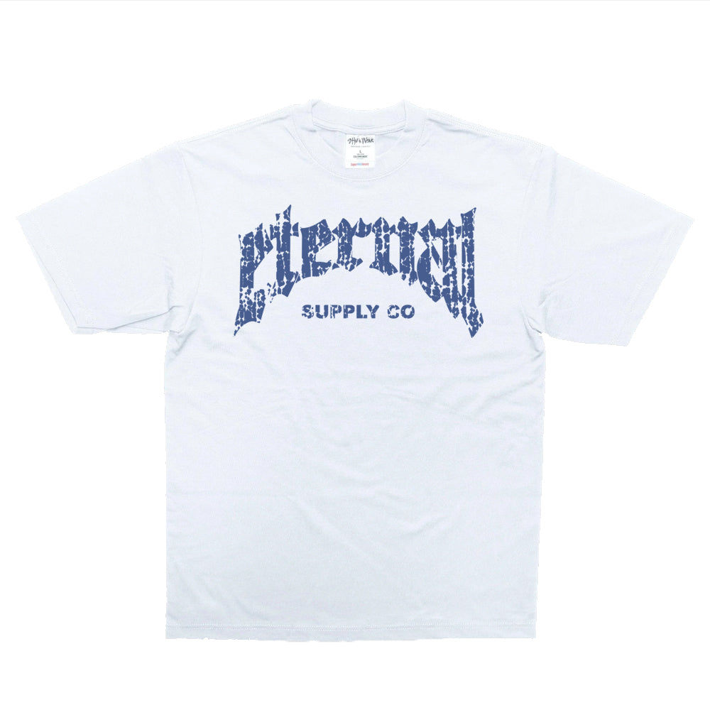 Vintage Logo Tee White/Blue