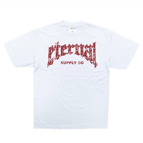 Vintage Logo Tee White/Red