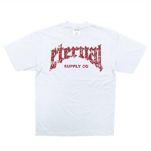 Vintage Logo Tee White/Red