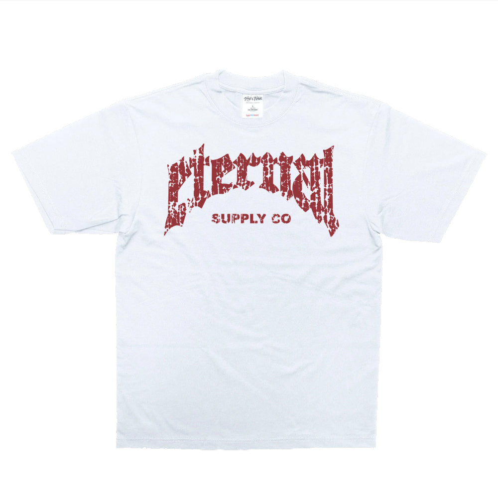 Vintage Logo Tee White/Red