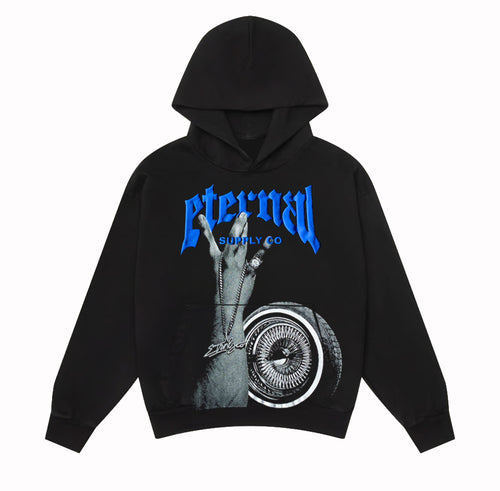 West Coast Hoodie Black