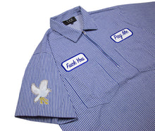 FYPM Quarter Zip Workshirt Blue
