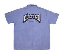 FYPM Quarter Zip Workshirt Blue