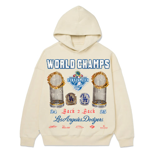 World Champs Tee Hoodie Cream